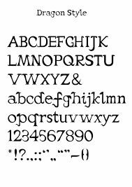 dragon style font by mintoons on deviantart