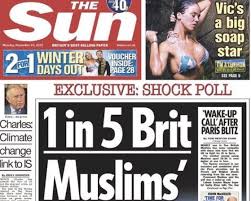 A newspaper with pages about 30 cm (12 inches ) by 40 cm (16 inches), usually. Sun And Mail Named In Council Of Europe Report Claiming Tabloids Push Hate Speech Press Gazette