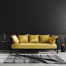Modern Interior Design Yellow Armchair