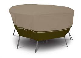 Villa Patio Round Table Chair Set Cover