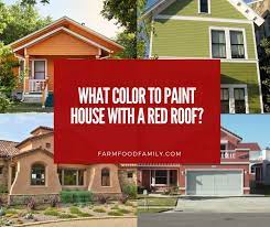 Paint House With A Red Roof