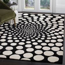 abstract throw rug in the rugs