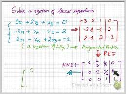 Linear Algebra 3 Steps To Solve A