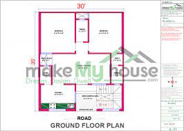 Buy 30x35 House Plan 30 By 35 Front