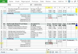 Excel Marketing Channel Plan Maker Template For Project