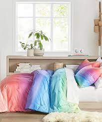 Ombre Teen Bedding Watercolor Rainbow