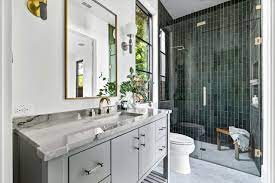 bathrooms with a curbless shower