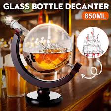 850ml Decanter Glass Globe Licor Gift