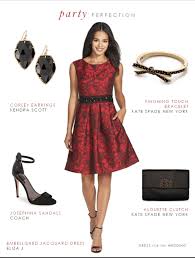 how to accessorize a red dress dress