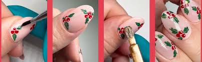 6 easy christmas nail art designs