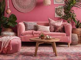 what colour carpet goes with pink walls