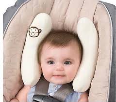 White Baby Car Seat Cushion Cute Car