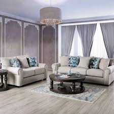 polyester top beige sofa set