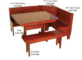 South haven amish breakfast nook set. Economy Breakfast Nook Set Ohio Hardwood Upholstered Furniture