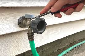 anti siphon valve of an outdoor faucet