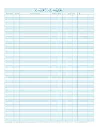 30 printable check register templates