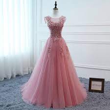 Be shimmery and chic in a pink, purple or peach dress. Elegant Pink Ball Gown Tulle Women Formal Evening Prom Dress Etsy