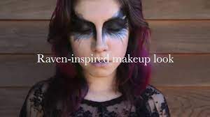 raven inspired makeup look you