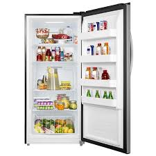 36 inches x 32 inches x 16 inches = 18432 cubic inches. Udf 139ss Whynter 13 8 Cu Ft Energy Star Digital Upright Convertible Deep Freezer Refrigerator Stainless Steel Whynter