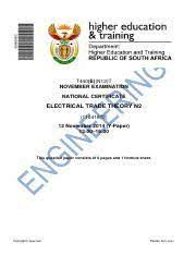 elec eng n1 university of south africa