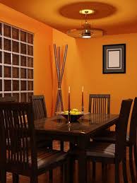 Orange Dining Room 3d Model Cgtrader