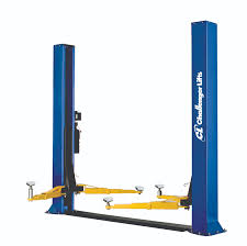 This open top 2 post lift can fit under most lower ceiling heights. Clfp9 2 Post Low Ceiling Car Lift Challenger Lifts