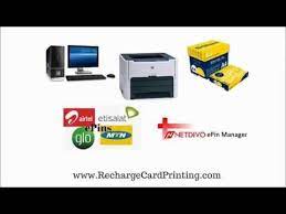 recharge card printing how to insert
