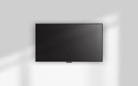 Premium Vector 4k Tv Hanging On The Wall