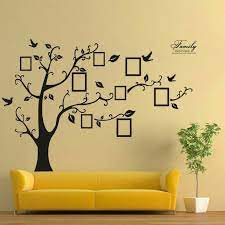 Transprant Wall Stencil Family Tree