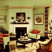 luxury home living room 1940s