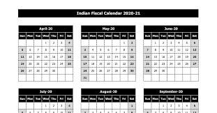 A printable 2021 annual calendar has the us holidays. Download Indian Fiscal Calendar 2020 21 Excel Template Exceldatapro