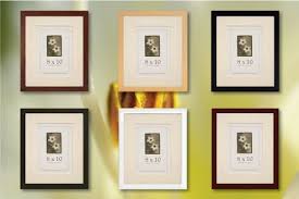 standard picture frame sizes common