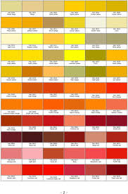 Colour Chart Guides The Following Colour Charts Are