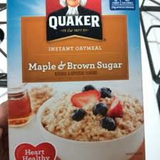 calories in quaker instant oatmeal