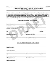Medical Power Of Attorney Form Create A Free Healthcare Poa