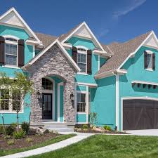 Pure Turquoise Flat Exterior Paint