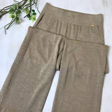St John Spa Knit Relaxed Fit Camel Color Pant