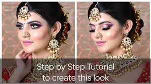 how to do bridal makeup step by step