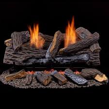 Gas Fireplace Logs With Manual Control