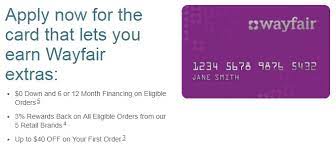 They have charged my credit card but refuse to ship the product. Wayfair Credit Card Review Creditcardapr Org