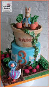 Peter Rabbit 1st Birthday Cake Susie S Cakes gambar png