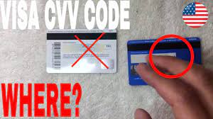 where to find visa cvv code you