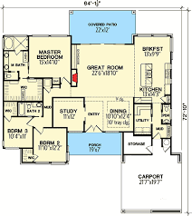 3 Bed Modern Ranch House Plan 31186d