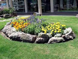 Diy Stone Flower Beds And Rock Gardens