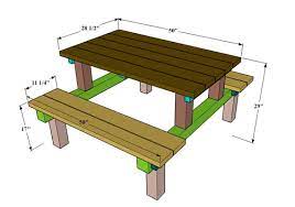 Diy Picnic Table Build Plans Garden