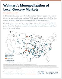 New Report Walmarts Monopolization Of Local Grocery