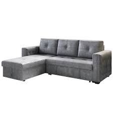 L Shaped Polyester Sectional Sofa