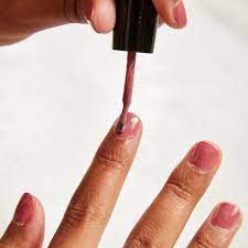 how to fix a chipped manicure without