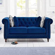 Velvet Classic Chesterfield Sofa Set