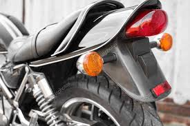 Motorcycle With Turn Signal And Stop Brake Light Stock Photo C Pasicevo 100056548